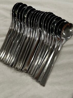 24 pc National Stainless LEONORA 
Tea Spoons+Japan